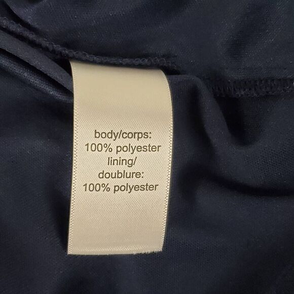 Maurices Women’s S Floral Cold Shoulder Dress Navy Pink Ruffle Off Shoulder Halt - Picture 11 of 12